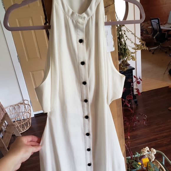 Size 12 White Floor Length Dress - Picture 3 of 3